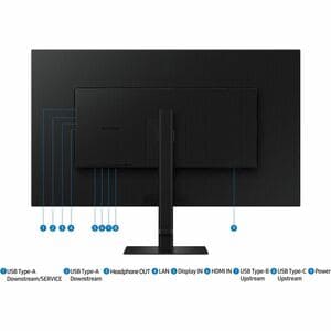 Samsung ViewFinity S8 S37D800UAW 37" (94.0 cm) Class 4K UHD LCD Monitor - 16:9 - Black - 37" (94 cm) Viewable - Vertical A