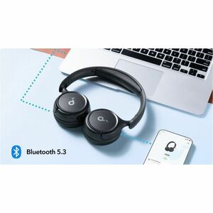 Cuffie soundcore H30i Con cavo/wireless On-ear, Over-the-head Stereo - Nero - Binaural - Circumaurale - Bluetooth - 120 cm