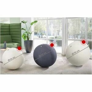 ACCO Ergo Active Exercise Ball Chair - Grey