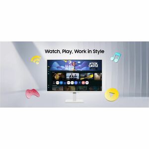 Samsung S27FM501EE 27" Class Full HD Smart LCD Monitor - 16:9 - Warm White - 27" Viewable - In-plane Switching (IPS) Techn