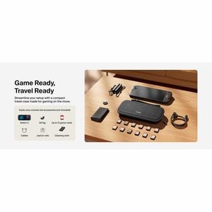 Belkin Carrying Case Nintendo Gaming Console - Charcoal - Scratch Resistant, Bump Resistant, Drop Resistant, Abrasion Resi