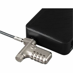 Targus DEFCON ASP106RGLXS Cable Lock For Notebook, Docking Station, Monitor - 1.98 m Cable - Resettable/Serialized - 4-dig