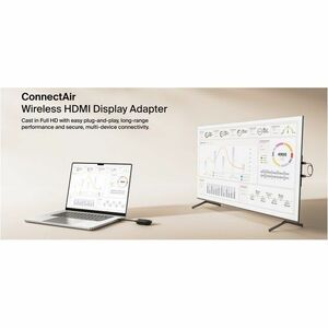 Belkin ConnectAir Video-Extender-Transmitter/Receiver - Kabellos - 8 Ausgabegerät - 39,93 m Reichweite - 2 x USB - 1 x HDM