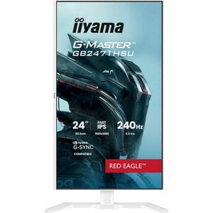 Moniteur de jeu LCD iiyama G-MASTER Red Eagle GB2471HSU-W1 24" Classe Full HD - 16:9 - Blanc mat - 60,5 cm (23,8") Viewabl