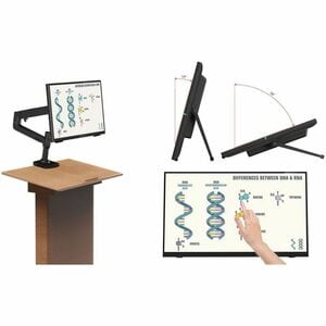 Hannspree HT279PPB 27" Class LED Touchscreen Monitor - 16:9 - 5 ms - 68.6 cm (27") Viewable - Projected Capacitive - 10 Po