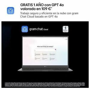 LG gram 16ZD90T-G.AX88B 40.6 cm (16") Notebook - WQXGA - Intel Core Ultra 7 255H - 32 GB - 1 TB SSD - Spanish Keyboard - B