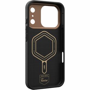 Urban Armor Gear Fibr Armr Case for Apple iPhone 17 Pro Smartphone - Graphite, Bronze - Anti-slip, Drop Resistant, Heat Re