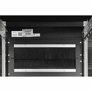 Digitus Unique Light 42U Bodenstehend Geschlossener Schrank Rackschrank für IT-Ausrüstung743 mm Regaltiefe - Schwarz - Sta