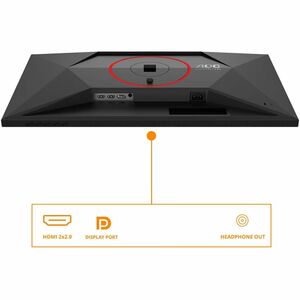 AOC AGON 27G4ZR 27" (68.6 cm) Class Full HD Gaming LED Monitor - 16:9 - Black, Red - 27" (68.6 cm) Viewable - Fast IPS - W