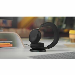 Jabra Evolve3 75 Sem fios Na orelha, Headset, Fixo à orelha Estéreo Fone de ouvido - Preto - Binaural - Supra-aural - 3000