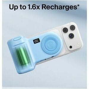 Stage PowerGrip Magnetic Charging Camera Grip with Power Bank - Ice Blue