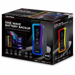UPS de línea interactiva CyberPower GX150C2 - 1.50kVA/1kW - Minitorre - 8Hora(s) Recarga - 2.30Minuto(s) Stand-by - 120 V 