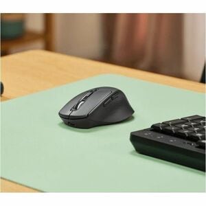 Souris Trust Niven Taille moyenne - Bluetooth/Radio Fréquence - USB 2.0 Type C - Optique - 7 Bouton(s) - Noir - Sans fil -
