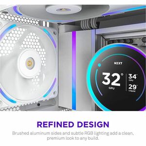 NZXT RF-U12PN-W1 Cooling Fan - PC, Motherboard, Radiator, Heatsink - 120 mm Maximum Fan Diameter - 1 x Fan(s) - 176.70m³/h