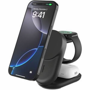 Belkin UltraCharge Induction Charger - For iPhone - Input connectors: USB - Foldable