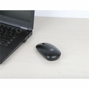 MW3050 Wireless Optical Mouse, Black, 1200dpi, 2.4Ghz (up to 10m), USB, Ambidextrous, Three Button with Scroll Wheel, USB-