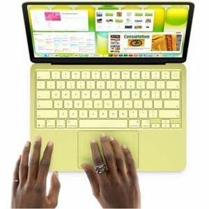 Apple MacBook Neo mhfe4b/a 33 cm (13") Notebook - Apple A18 Pro - 8 GB - 512 GB SSD - English (UK) Keyboard - Citrus - App