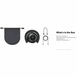 Cuffie soundcore Space One Pro Con cavo/wireless Over-the-head, Over-the-ear Stereo - Jet Black - Binaural - Circumaurale 