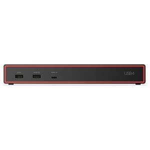 Lenovo ThinkPad USB4 Dock 5000 - for Monitor, Notebook - Charging Capability - 100 W Power Supply - USB4 - 4 Displays Supp