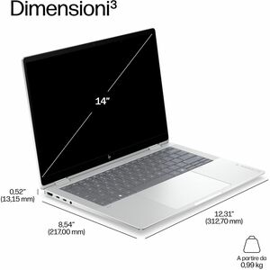 HP EliteBook X G2i 14 inch Notebook Next Gen AI PC Wolf Pro Security Edition. Tipo di prodotto: Computer portatile, Fattor