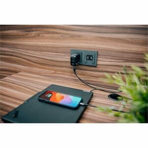 Verbatim Mini 65 W AC Adapter - Universal Adapter - 2 USB Type-C - For Notebook, Smartphone, Tablet PC - Australia, Europe