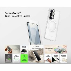 Belkin SCREENFORCE Hülle für Samsung Smartphone - Durchsichtig - Sturzsicher, Stoßdämfpend, Wärmefest, Vergilbungsbeständi