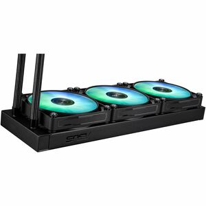 ASUS MAX Gaming LC 360 ARGB LCD all-in-one CPU liquid cooler with advanced cooling performance vivid 2.4 IPS screen pre-in