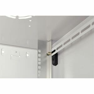 Digitus Dynamic-N 16U Wall Mountable Enclosed Cabinet Rack Cabinet for Networking, Server - Light Grey - Glass, Steel, She