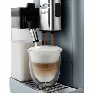 DeLonghi Rivelia Pebble Grey, macchina automatica per caffè in chicchi, colore grigio