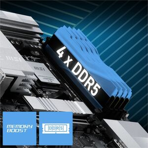 MSI PRO X870E-P WIFI Gaming Desktop Motherboard - AMD X870E Chipset - Socket AM5 - ATX - Ryzen 7 Processor Supported - 256