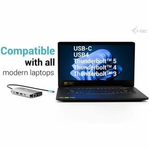 Docking station i-tec 10 Porta(e) USB Type-C per Monitor, Computer portatile, Tablet PC, Workstation - Compatibilita caric