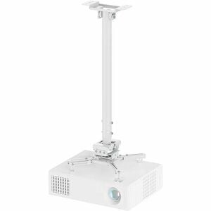 Neomounts CL25-550WH1 Ceiling Mount for Projector - White - Height Adjustable - 35 kg Load Capacity - Steel