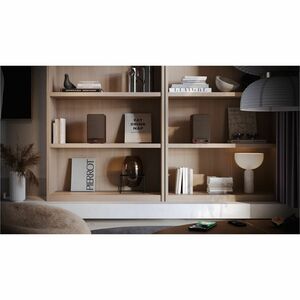 Sharp 2-WegeRegal-Lautsprecher Lautsprecher - 60 W RMS - Braun - Bluetooth - Kabellose Lautsprecher