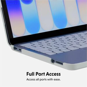 HyperShield HS5561GL Case for Apple MacBook Neo - Clear, Grey - Crystal Clear - Drop Resistant, Scratch Resistant, Scuff R