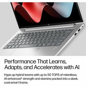 HP ProBook 4 G2a 35.6 cm (14") Notebook - WUXGA - AMD Ryzen AI 7 Ryzen AI 400 450 - 16 GB - 512 GB SSD - Pike Silver Alumi