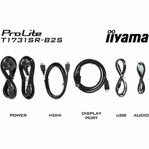iiyama ProLite T1731SR-B2S 17 Zoll Klasse LCD-Touchscreen-Monitor - 5:4 Format - 5 ms Reaktionszeit - 43,2 cm (17 Zoll) Vi