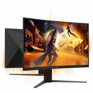 AOC AGON C32G4Z 32" (81.3 cm) Class Full HD Curved Screen Gaming LED Monitor - 16:9 - Black, Red - 31.5" (80 cm) Viewable 
