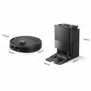 Robot Vacuum Cleaner Roborock Qrevo - Bianco - Pennello - Pavimento, Tappeto - Pet Hair Cleaning
