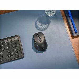 Mouse Trust Zevo Dimensioni ridotte - Frequenza bluetooth/radio - USB 2.0 tipo A - Ottico - Nero - PC, Mac - Wireless - 2,
