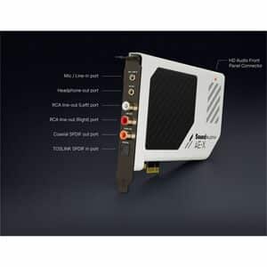 Sound Blaster Sound Board - 4 Byte 384 kHz Maximum Playback Sampling Rate - USB - 1 x Number of Microphone Ports - 1 x Num