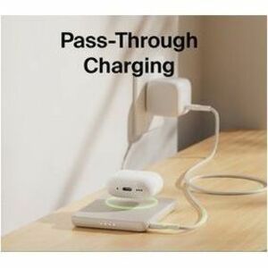 Belkin BoostCharge Stromspeicher - Sand - für Qi2-fähiges Gerät, iPhone, MagSafe-fähiges Gerät, Android-Gerät, Smartphone,