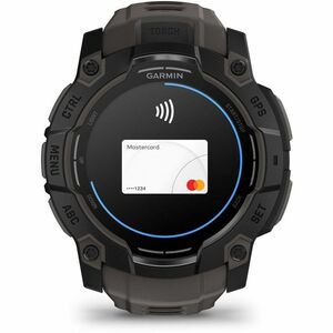 Garmin Instinct 3 Smart Watch - Metal Body Material - Polymer Case Material - 3.3 cm (1.3") - AMOLED Display - GPS - 960 H