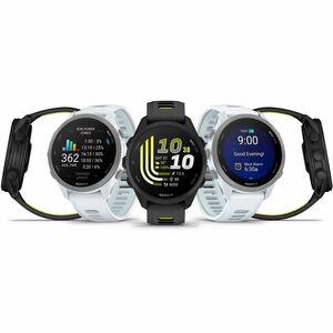 Garmin Forerunner 170 Smart Watch - 42.60 mm Case Height - 42.60 mm Case Width - Black Body Color - Black, Amp Yellow Band