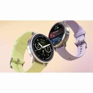 Garmin Venu 4 Smart Watch - Silver Case Color - Periwinkle Band Color - Stainless Steel, Metal Body Material - Fiber Reinf