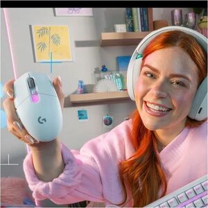 Souris de jeu Logitech G G305 X SUPERLIGHT - Bluetooth/Radio Fréquence - USB Type A, USB Type C - 6 Bouton(s) - 6 Boutons 