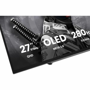iiyama G-MASTER Titan Falcon GOB2701QSC-B1 27" Class WQHD Gaming OLED Monitor - 16:9 - Black - 68.6 cm (27") Viewable - ME