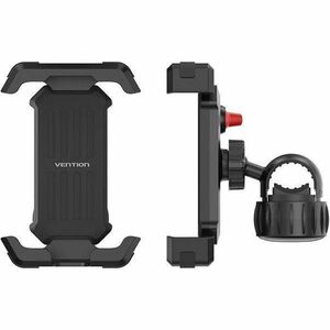 QUICK LOCK BIKE PHONE MOUNT WIT H KNOB BLACK SQUARE ABS TYPE