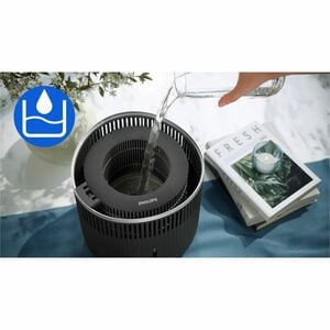 Philips Serie 4000 deumidificatore d'aria, potenza 3W, tensione di ingresso AC 100-240V, colore grigio scuro