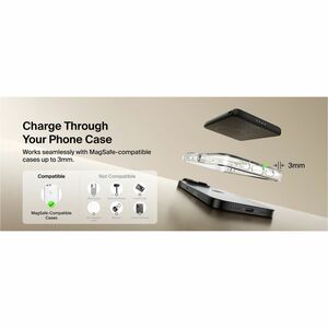 Belkin BoostCharge Power Bank - For Earbud, iPhone - 5000 mAh - 15 W - USB Type-C Connector - 1 x USB - Lightweight, Slim,