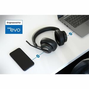 Kensington H3000 Kabellos Über das Ohr, Kopfbügel Stereo Headset - Schwarz - Microsoft-Teams-Zertifizierung - Google Assis
